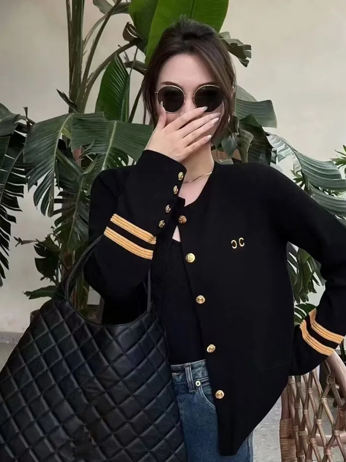 トップス GOLDEN KNIT CARDIGAN KASPER Sz XS Gold Metallic Open Knit