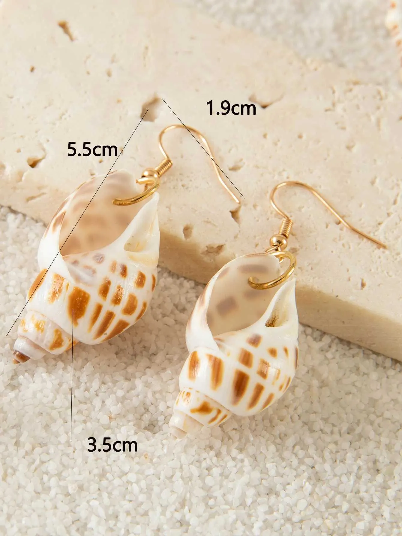 Bohemian Conch Shell Starfish Earrings Set Women s Summer Jewelry Bohemian Conch Shell Starfish Earrings Set Women s Summer Jewelry