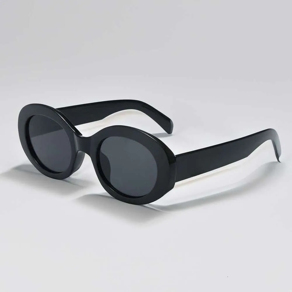 CEL 40238 Small Oval Polarized Sunglasses with Acetate Frame  display picture 1
