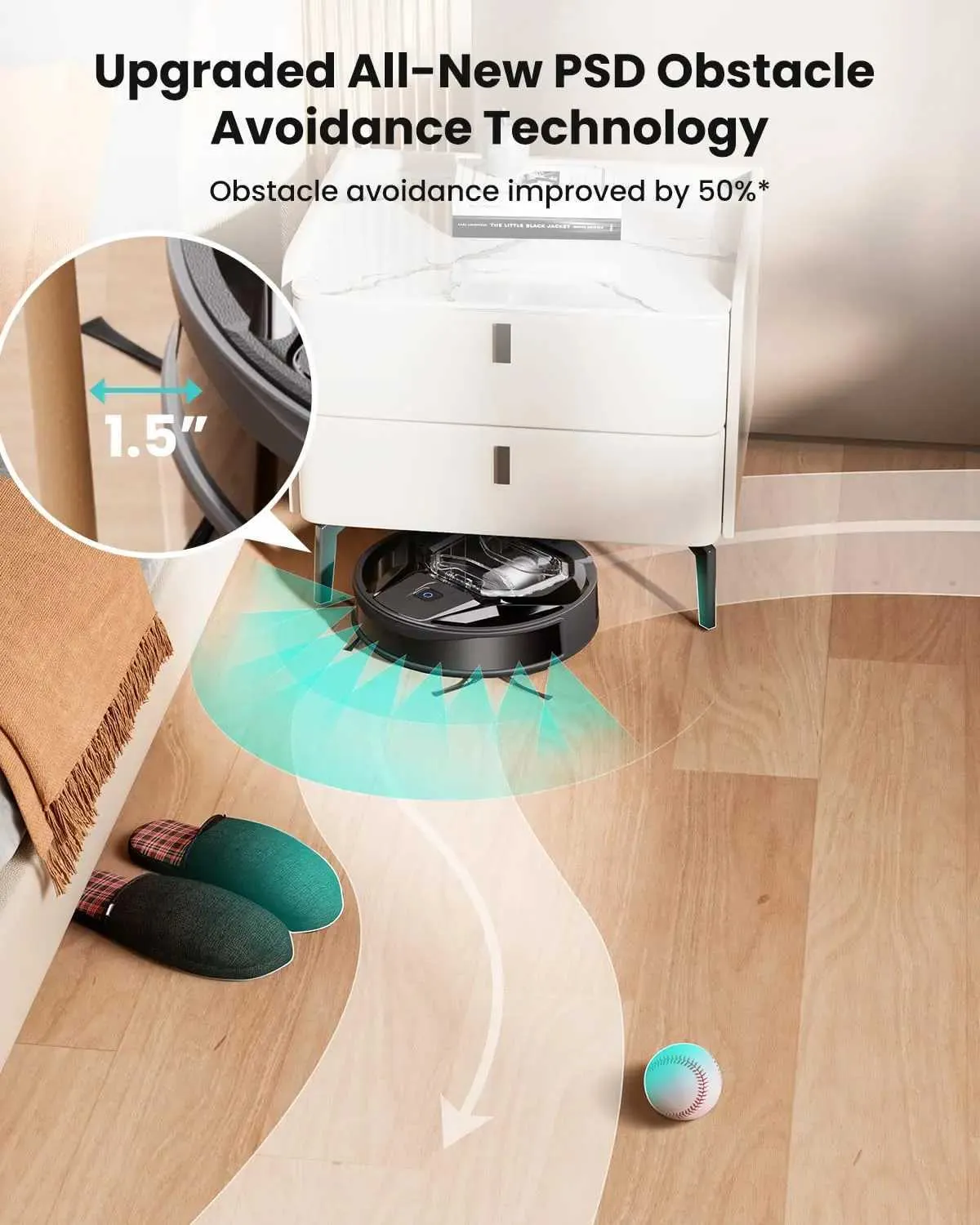 Boîte à poussière Lefant pour robot aspirateur M320 /M310  6