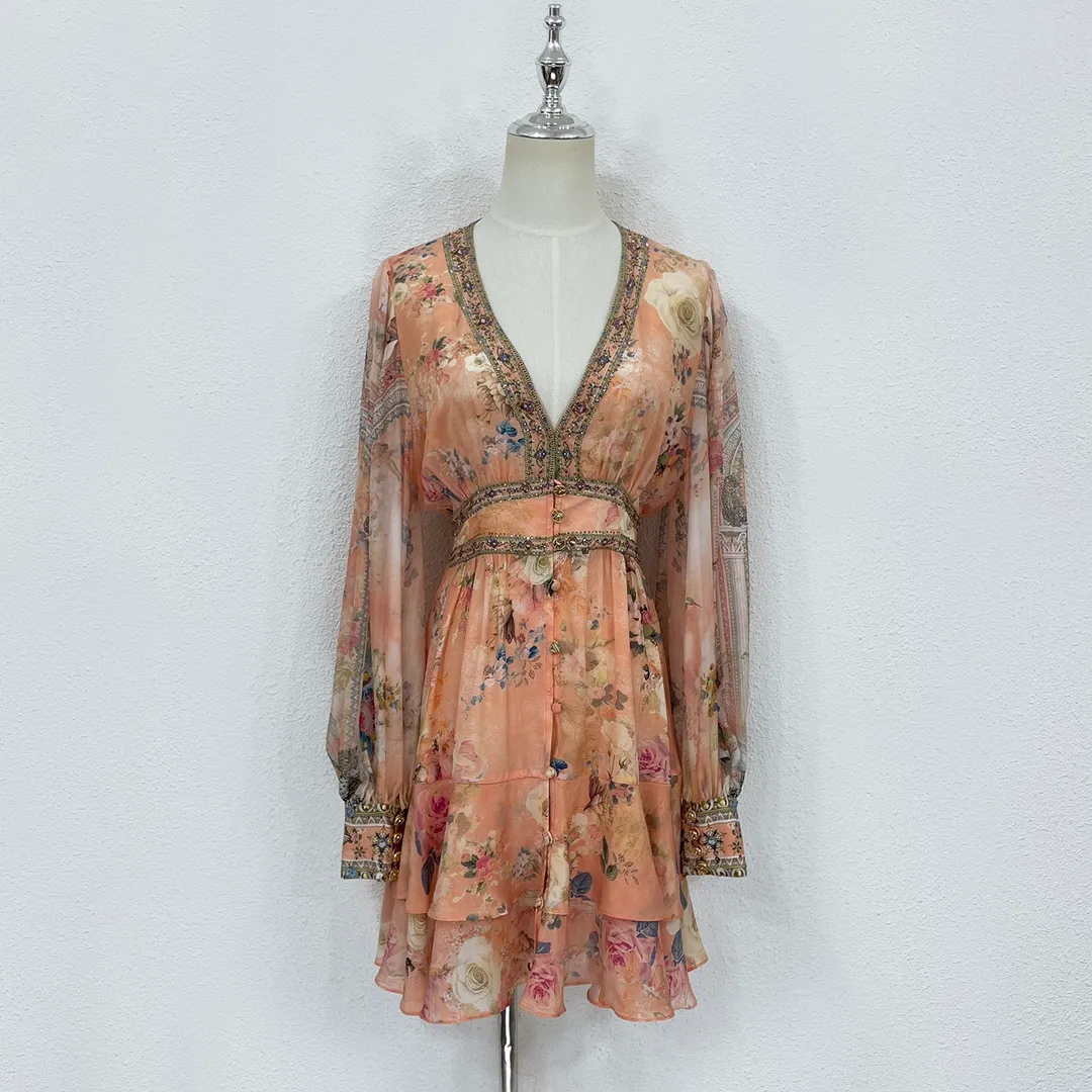 Camilla Inspired Dress: Australian Designer Peach Pink Vacation