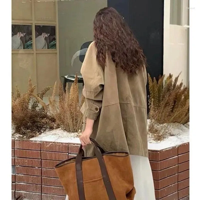 Vintage Suede Suede Tote For Women Large Capacity Handbag For Autumn And Winter Simple Fashion Purse And Handbags From Hisweet 26.49 DHgate.Com