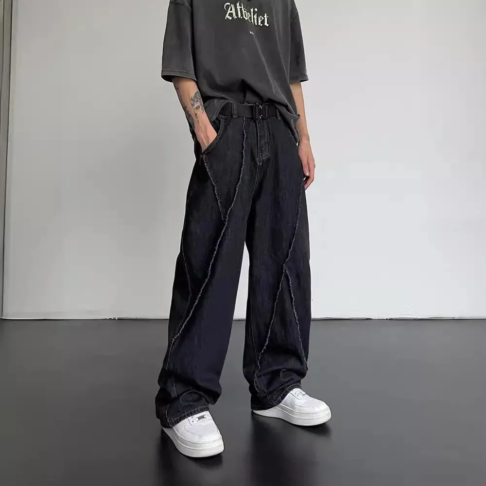 Stylish Autumn Hip-Hop baggy jeans for Men - Casual and