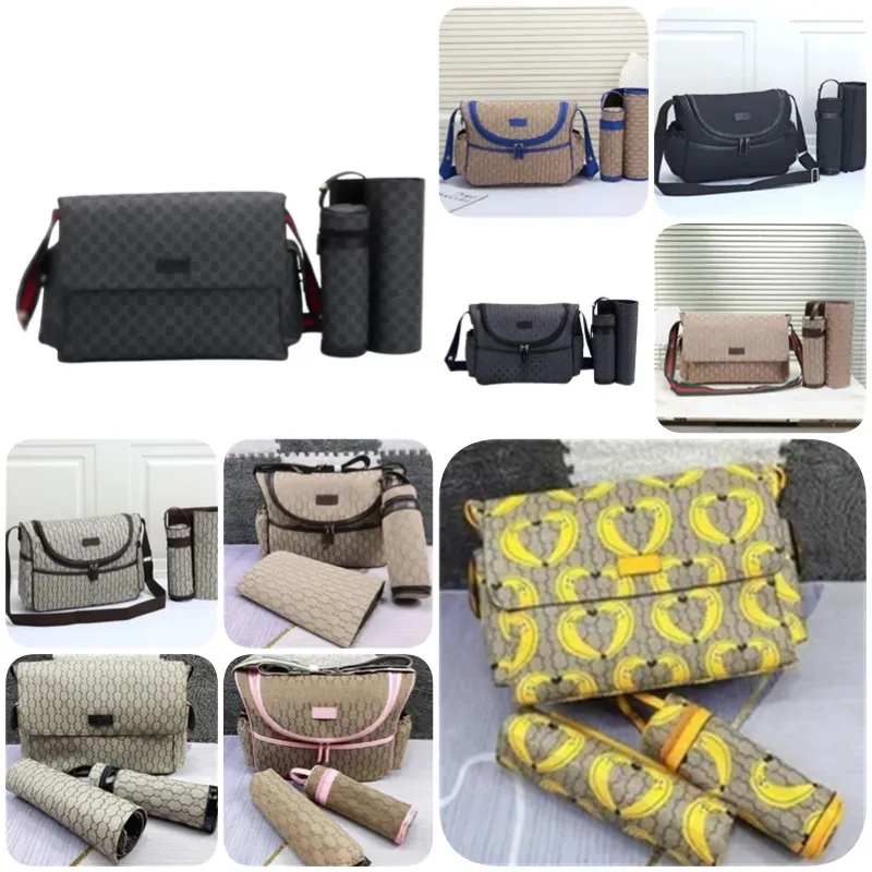 Diaper Bags for Mom Waterproof Mummy Diaper Bag Brown Plaid Print 2024 New Design Large Capacity Multi Function Travel Backpack