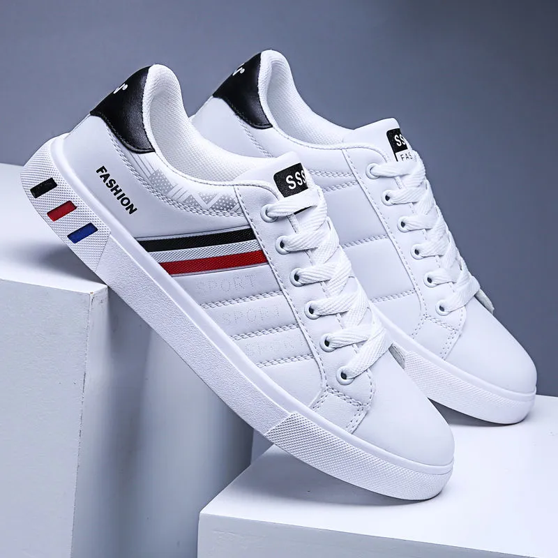 New Spring White Men's white sneakers - Casual Fashion