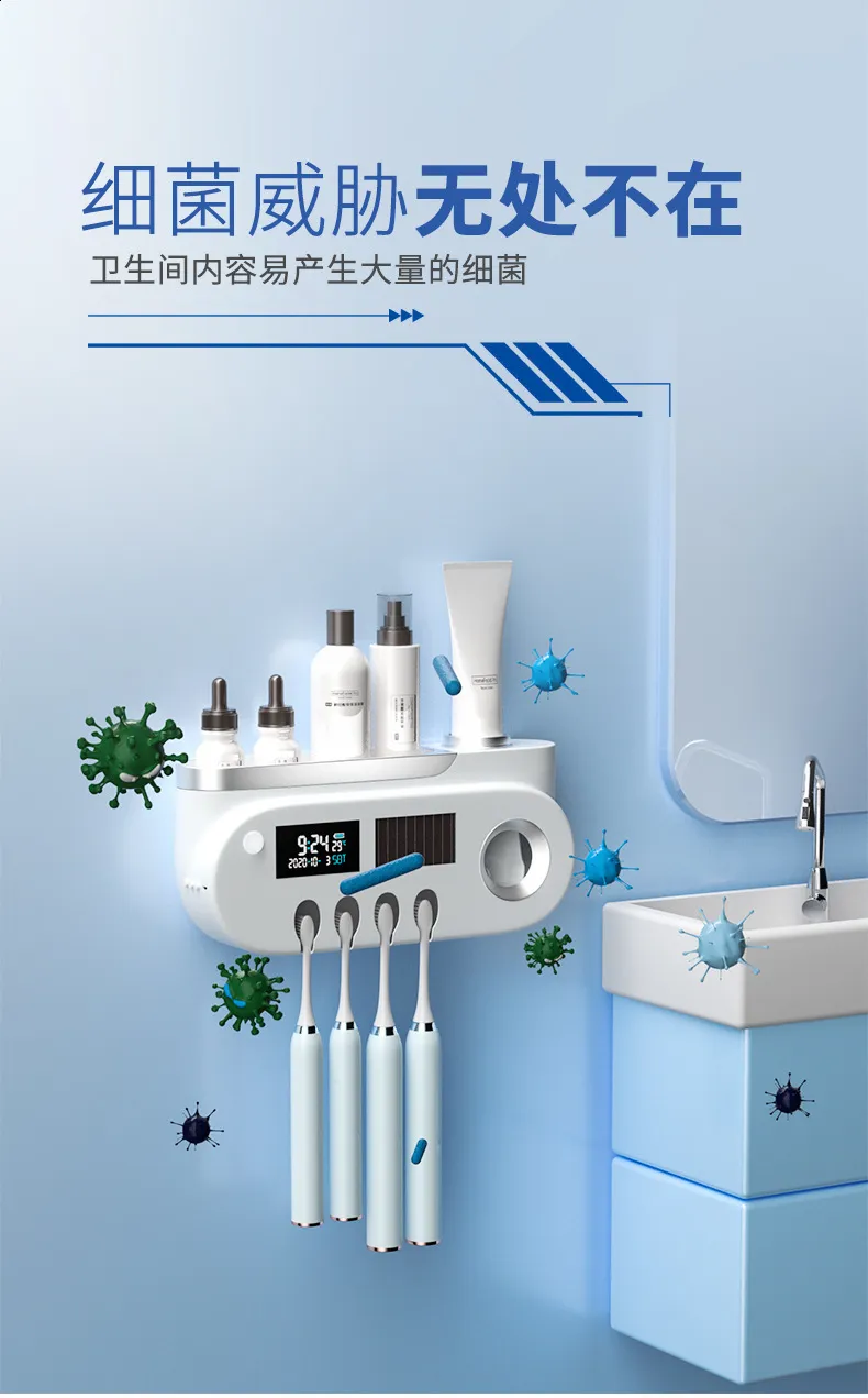 Toothbrush Unit Automatic motorized toothbrush Rack with...