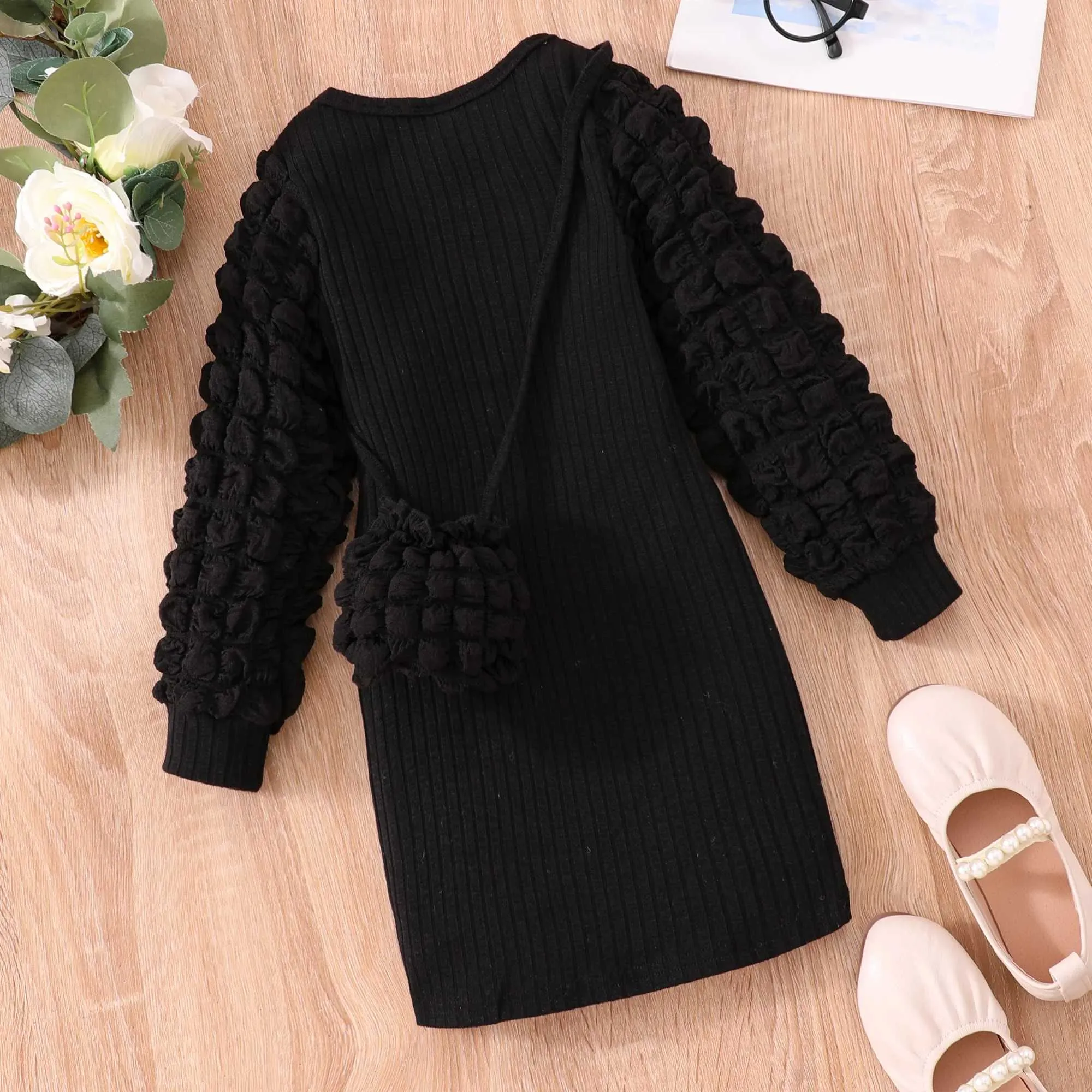 Girl's Long-Sleeved Solid Color Dress for Ages 3-7 with O-Neck Design from Dhgate Girl's Dresses - price 21.0 Girl's Long-Sleeved Solid Color Dress for Ages 3-7 with O-Neck Design from Dhgate Girl's Dresses - price 21.0
