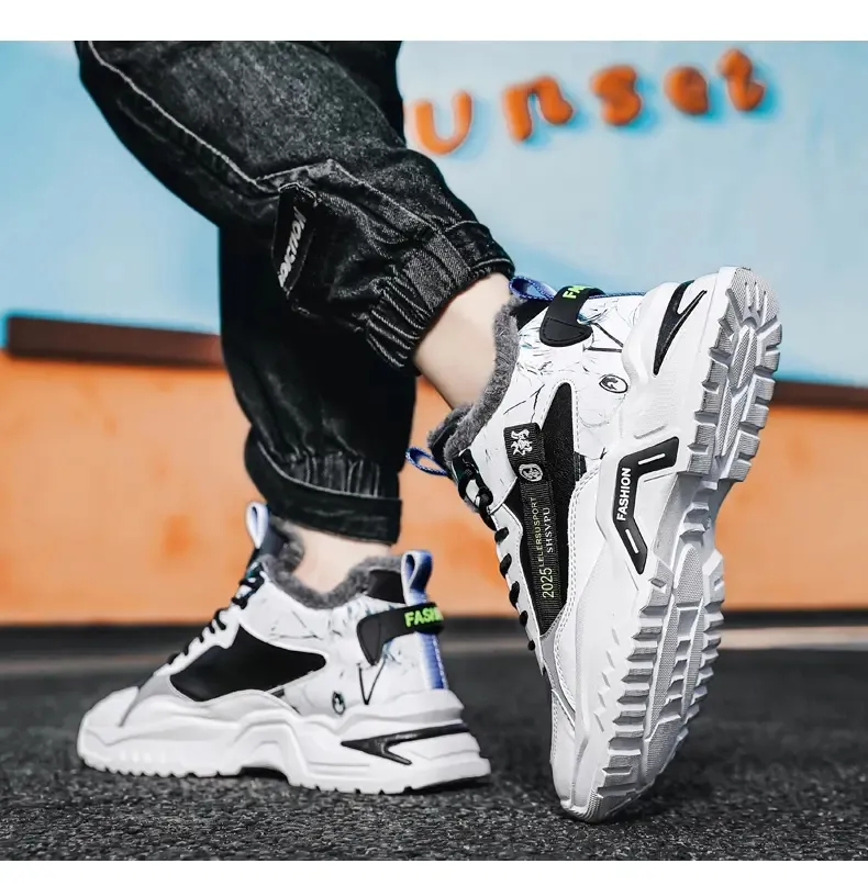 DHgate.com:Mens Warm Winter Running Shoes - Plush Velvet DHgate.com:Mens Warm Winter Running Shoes - Plush Velvet