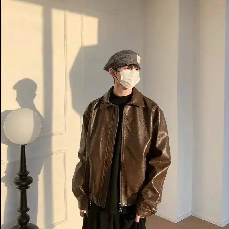 ジャケット・アウター HYPE-03 High neck leather like jacket Popup Leather Jacket : r/BringMeTheHorizon