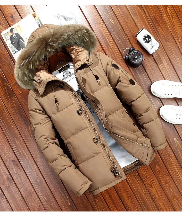 Amazon.com: Winter Windbreaker Jacket Men Plus Size Parka