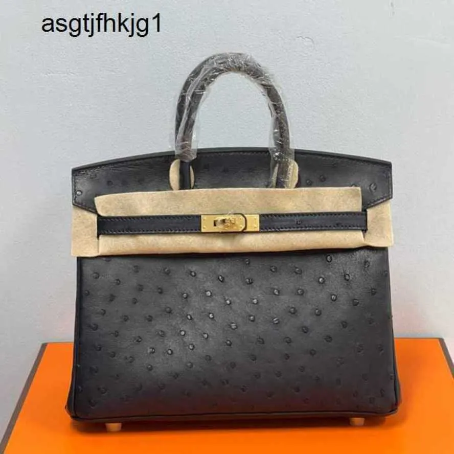 Hermès Ostrich Birkin 30 Black Premium Replica