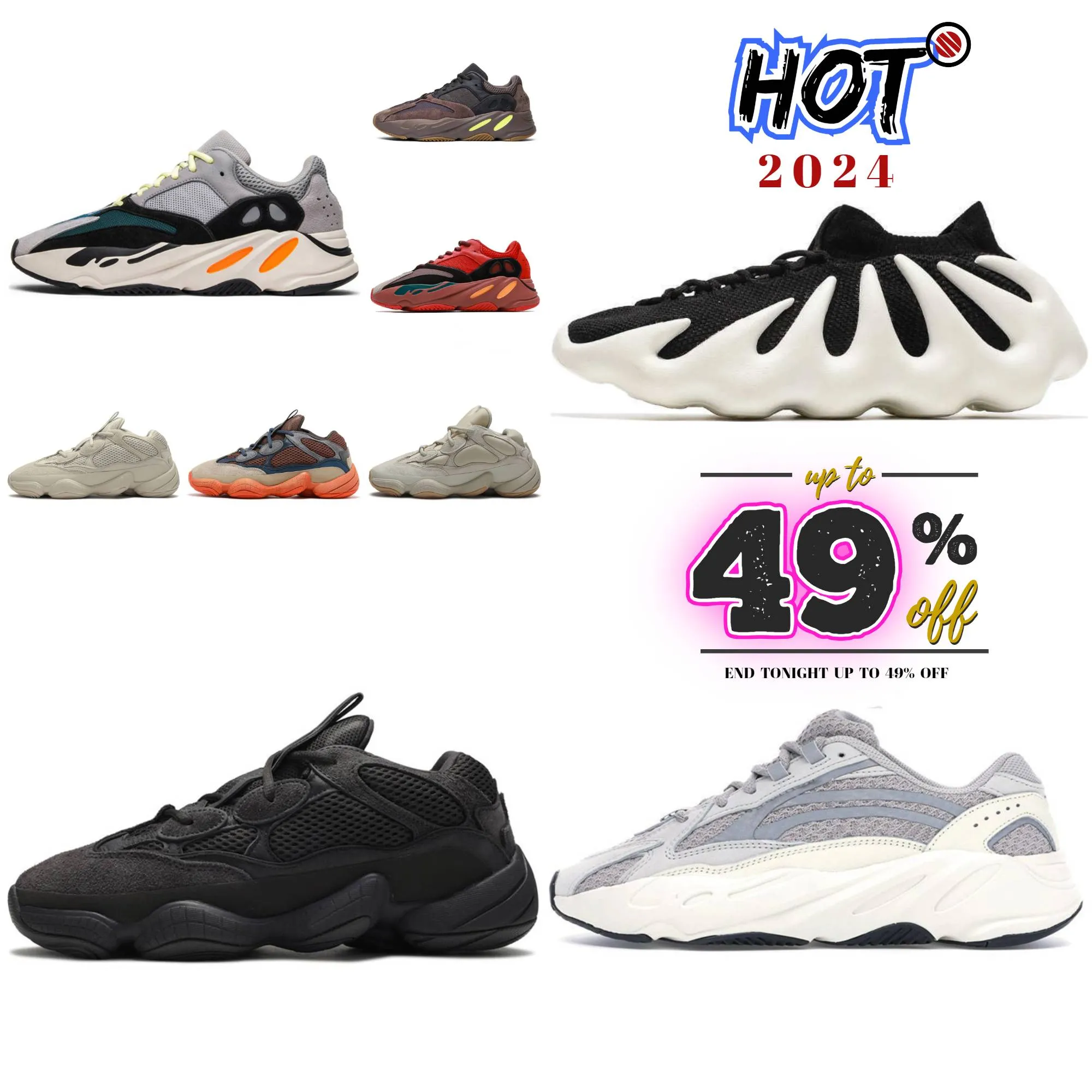 5 Estrellas Yzys Running Shoes Luxury Designer Classic Mens Casual Sports Shoes Mesh Espadrille Trainers Men Femmes Flats Lace Up Soft Sole Breakable Sneakers Runner Taille 36 47 Meilleurs Magasins