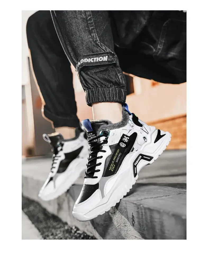 DHgate.com:Mens Warm Winter Running Shoes - Plush Velvet DHgate.com:Mens Warm Winter Running Shoes - Plush Velvet