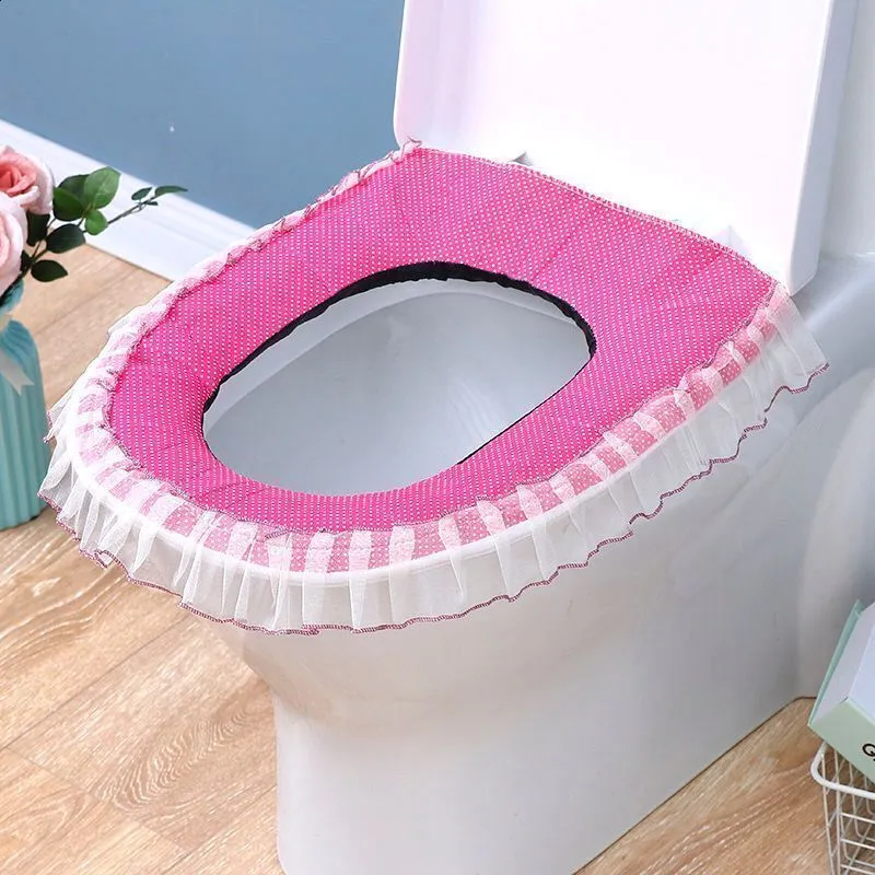 Gomyblomy Cherry Blossoms Toilet Cover Cover, Women's Fashion Toilet