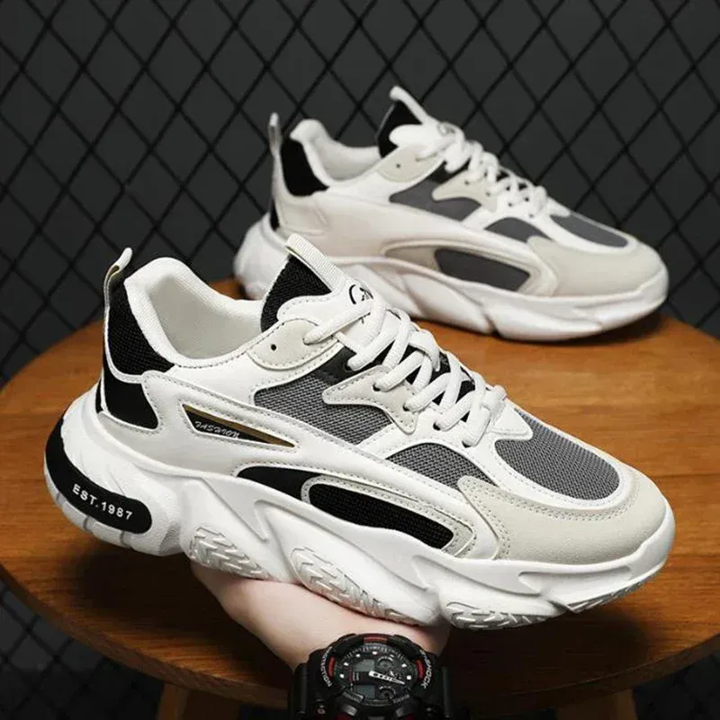 Thick Sole Versatile Clunky Sneaker For Men Trend From