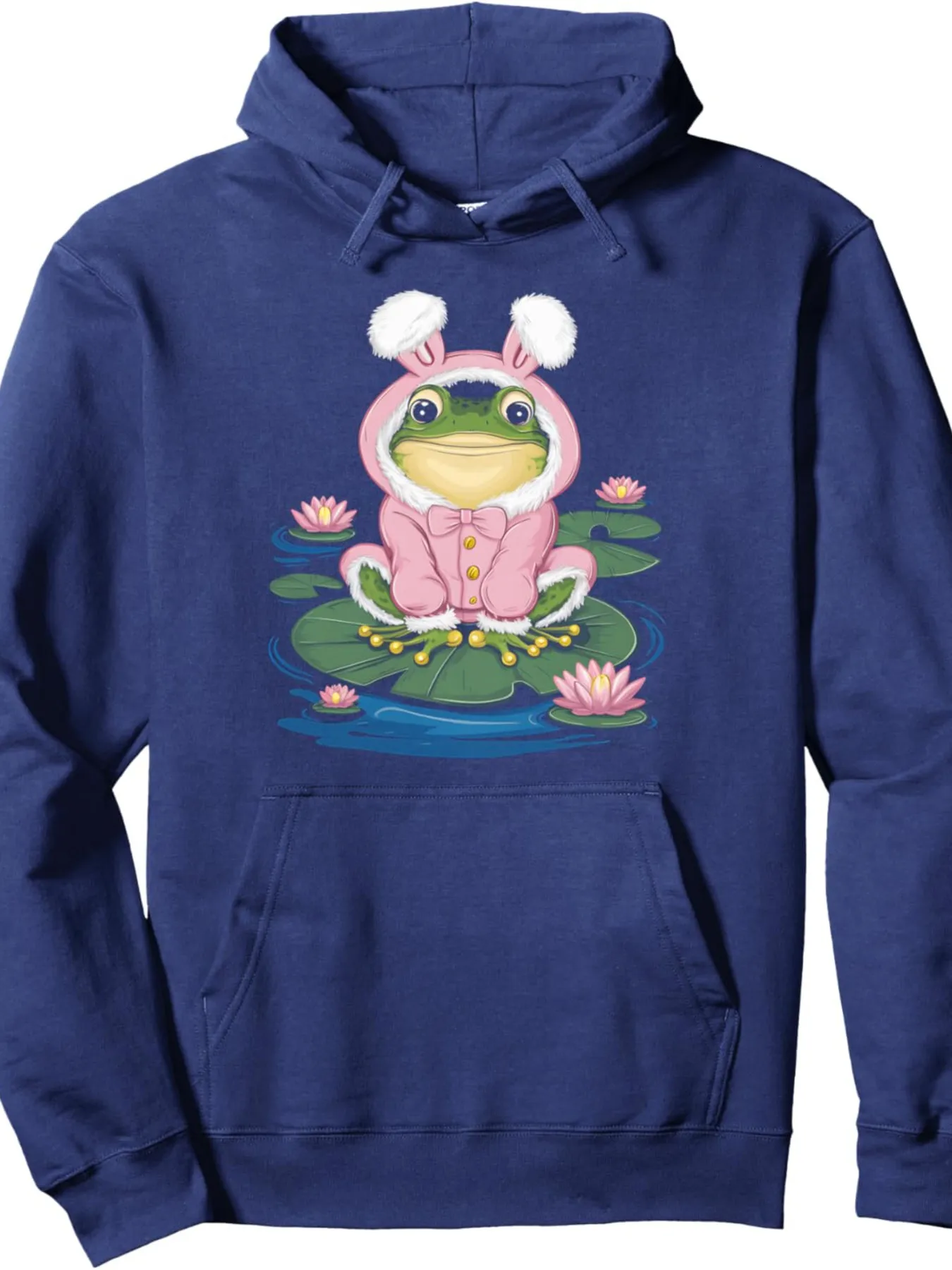 Frog Bunny Easter Hoodie For Men And Women Pink Graphic Pickle Sweatshirt With Long Sleeves From Cloch shopping Vendor 18.13 DHgate.Com