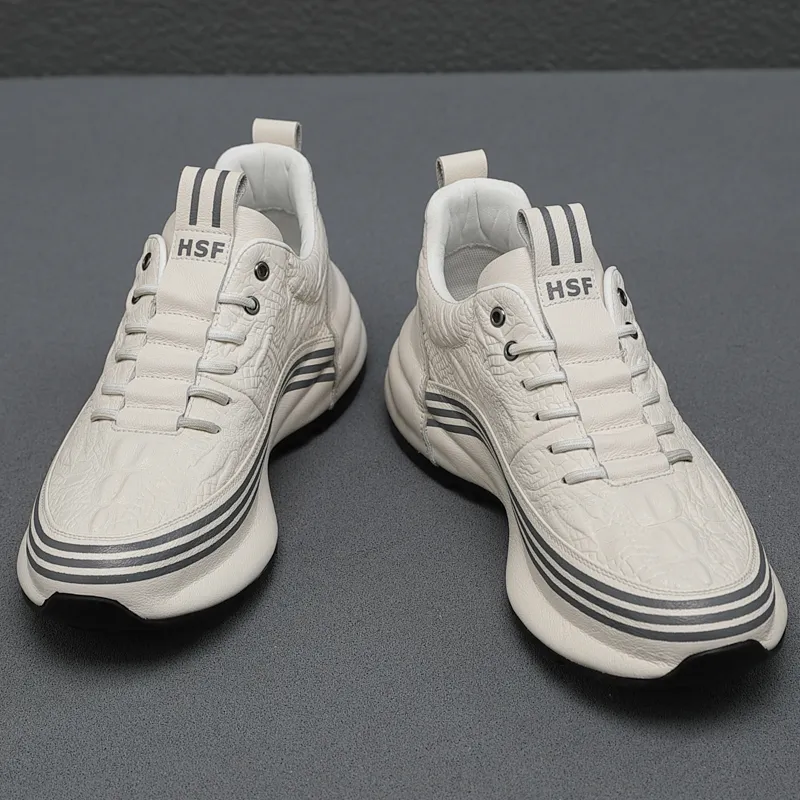 Chaussures Hommes Oxfords Hauteur Invisible +8cm - Cuir Cuir Formel Et Casual