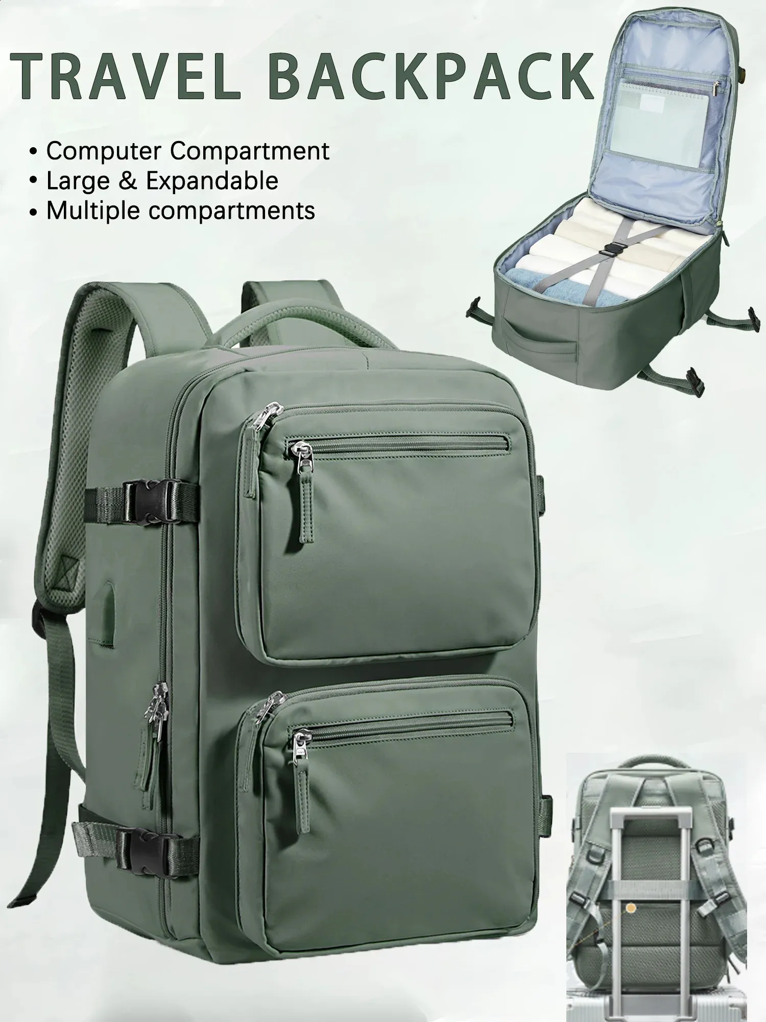 Mens large travel backpack 35L airline approved 17.7 11.8 7.9 in cabin bag for work and laptop from Dhgate Backpack - price 69.73 Mens large travel backpack 35L airline approved 17.7 11.8 7.9 in cabin bag for work and laptop from Dhgate Backpack - price 69.73