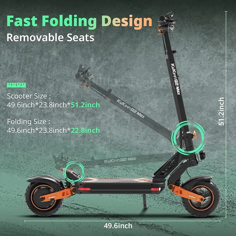PFULUO X-11 Electric Scooter, 1000W Motor, 11 Inch Wheels