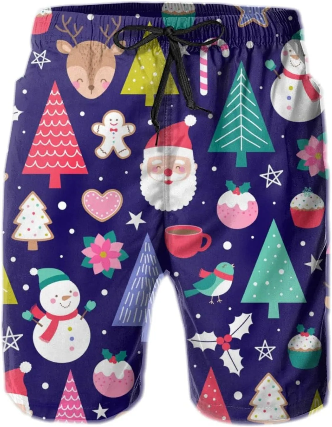 Stylish 3D Printed Christmas Swim Trunks For Men Quick Dry Cute Beach Macys Mens Board Shorts From Cloch shopping 11.11 DHgate.Com
