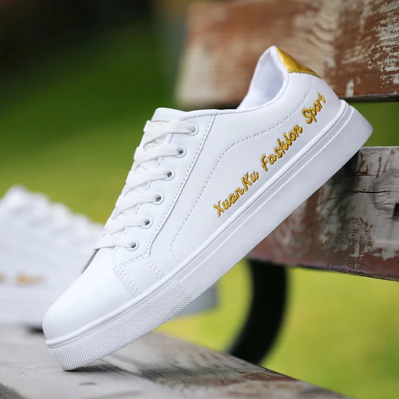 White Mens Canvas Dress Shoes 2021 Spring New Arrival: Comfortable