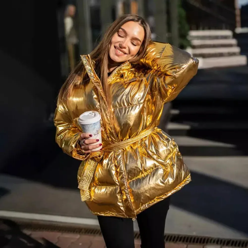 完璧すぎて可愛げがない Women's Fashion Hooded Cotton puffer jacket - Trendy Clothing