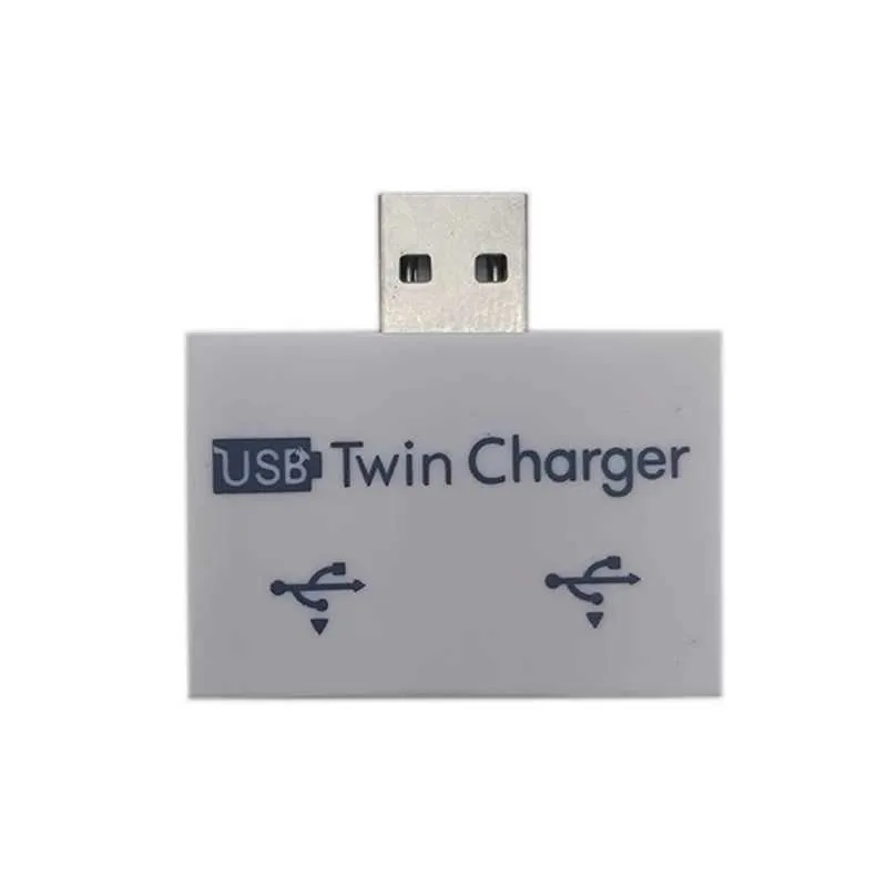 USB 2.0 splitter 1 male port to 2 female ports USB hub adapter converter used for mobile phones laptops peripheral computers charging accessories CL240905