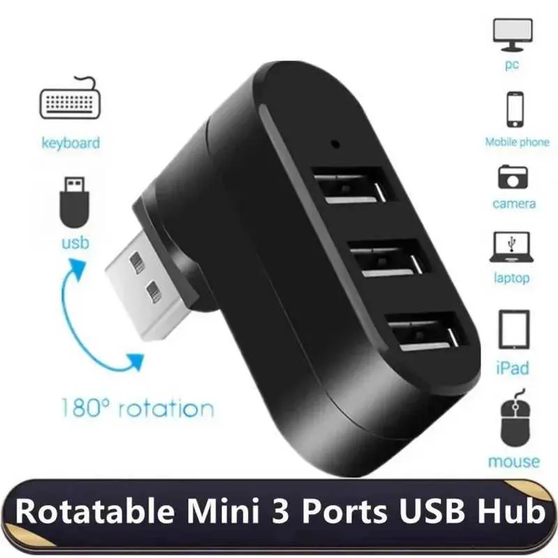 Multi Usb Copy 3 Port USB 2.0 Hub Rotating Multi USB Port... From Casual_love_l_send ...