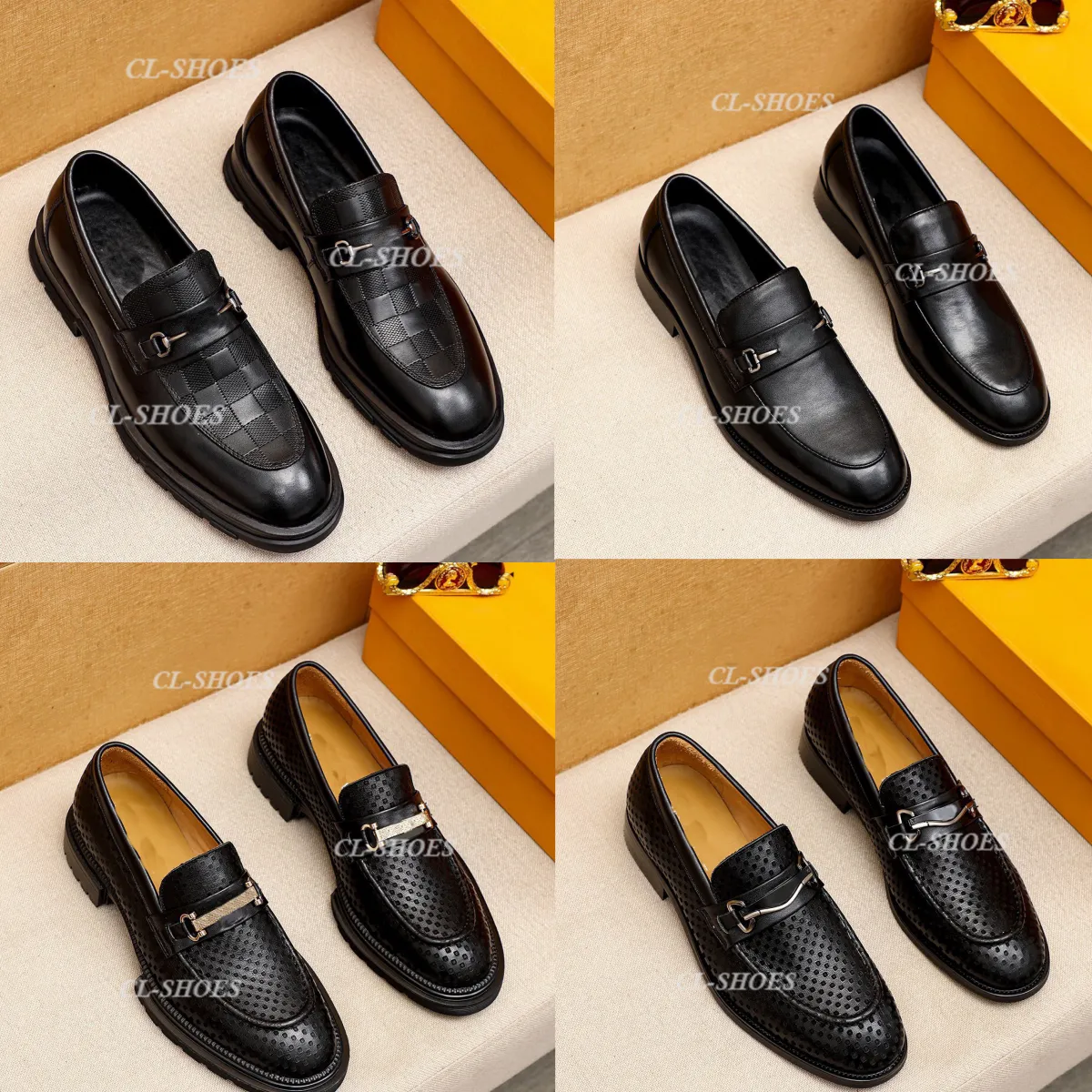 Designer Slippers Men Loafers Genuine Leather Horse... From  display picture 2
