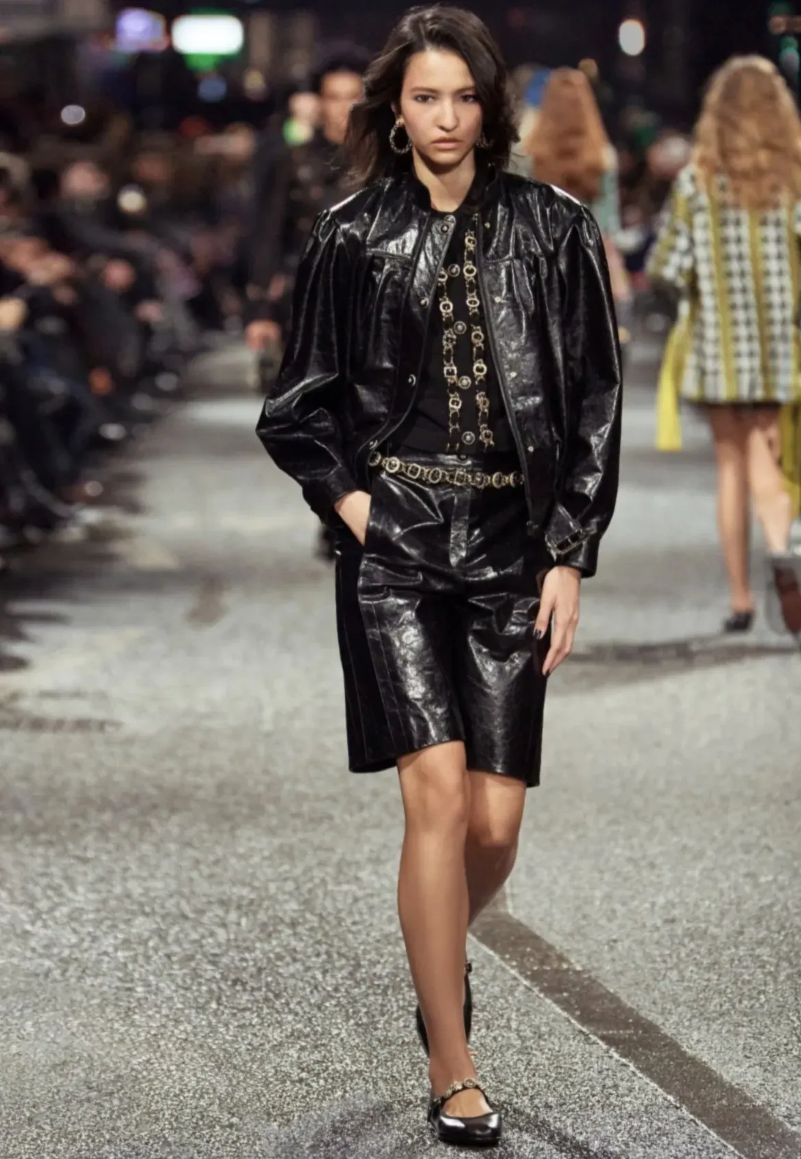Chan 2024 Paris Runway Real Leather Jacket High Quality Black Designer Leather Coat Women For Women CC Size Available From Coke6 370.86 DHgate.Com