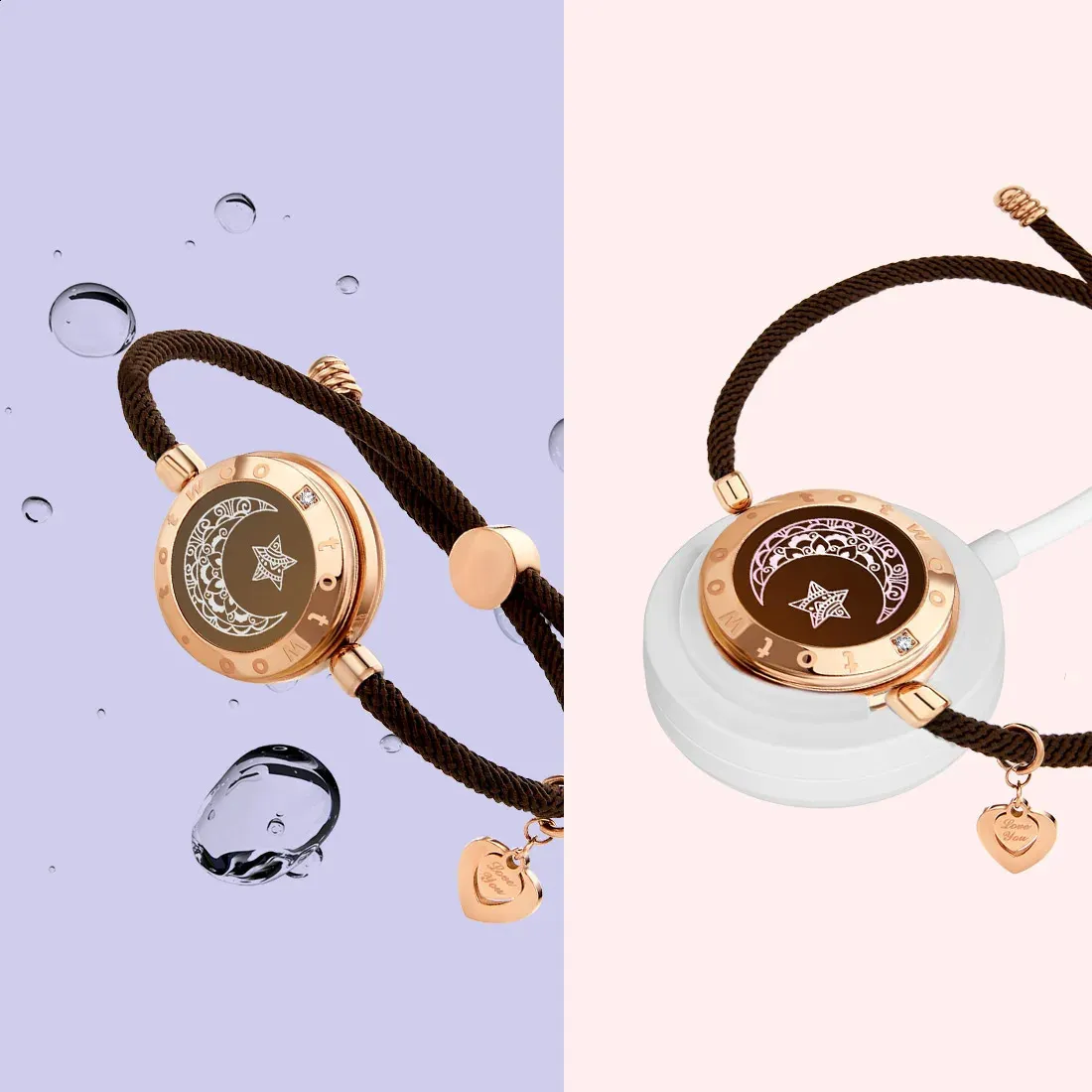 vibrations ei ferngesteuert partnerarmband vibration: Smart Paar-Schmuck mit Vibration
