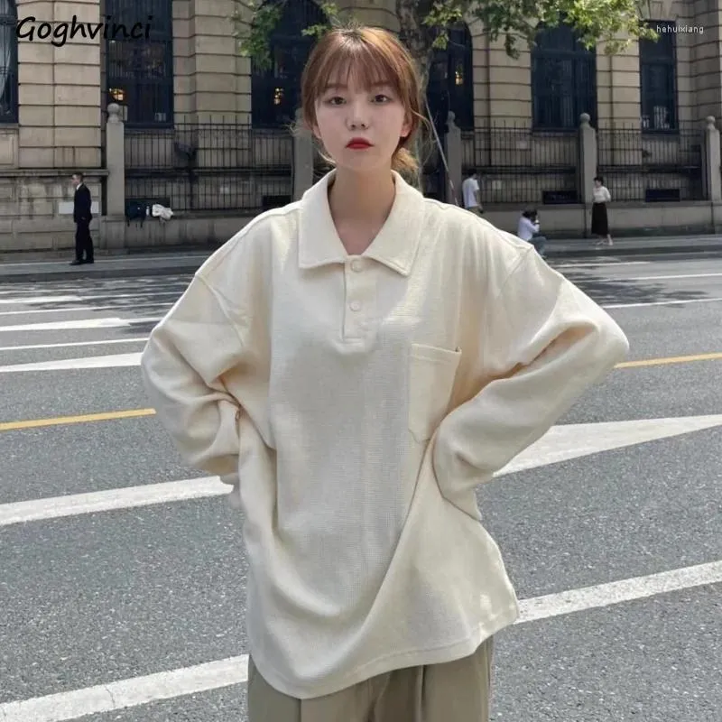 Chic Retro White Oversized Sweatshirt Womens With Baggy Pockets Perfect For Spring Students And Casual Wear From Hehuixiang 13.76 DHgate.Com