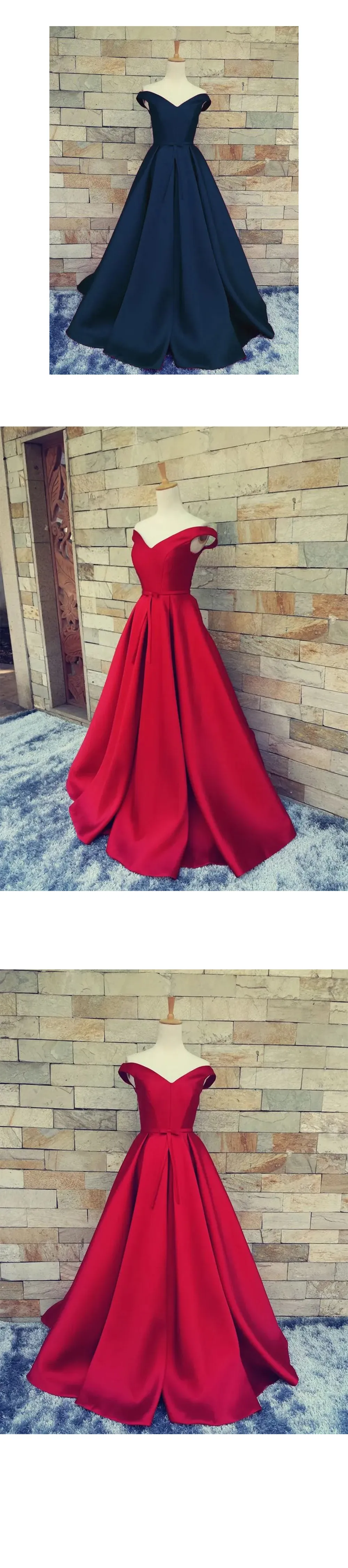 Red gown for js prom hot sale