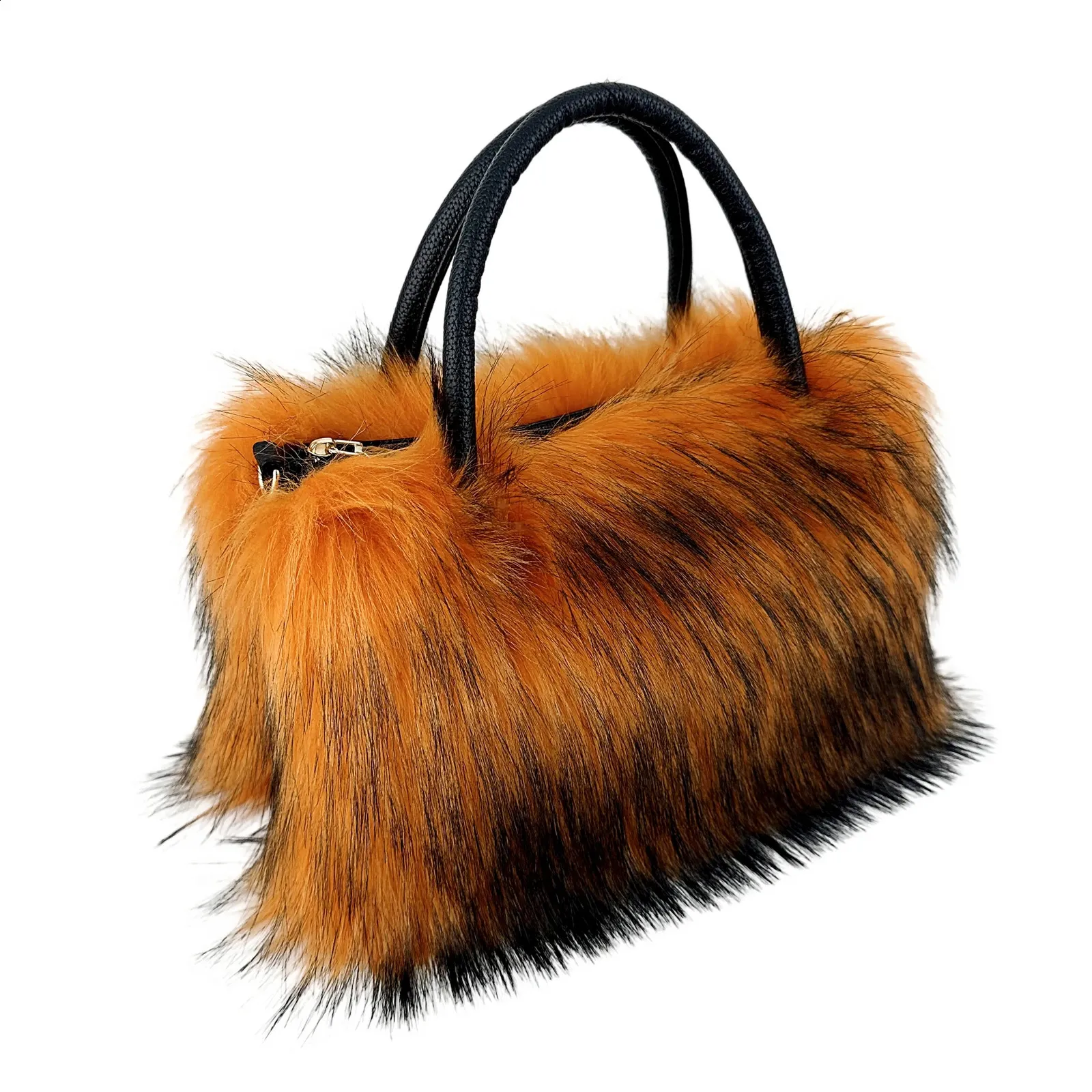 DHgate.com:Womens Faux Fur Large Capacity Crossbody Bag