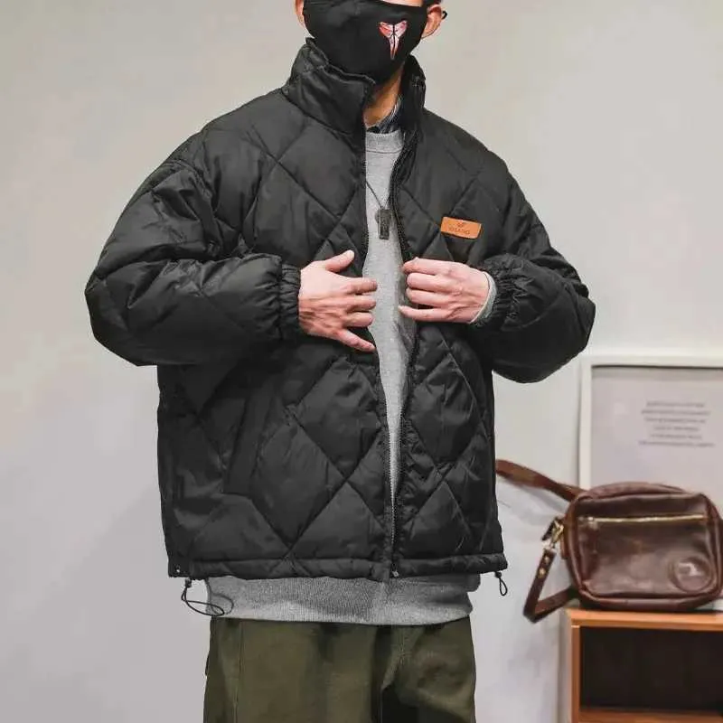 Men's rhombus winter jacket new arrivals