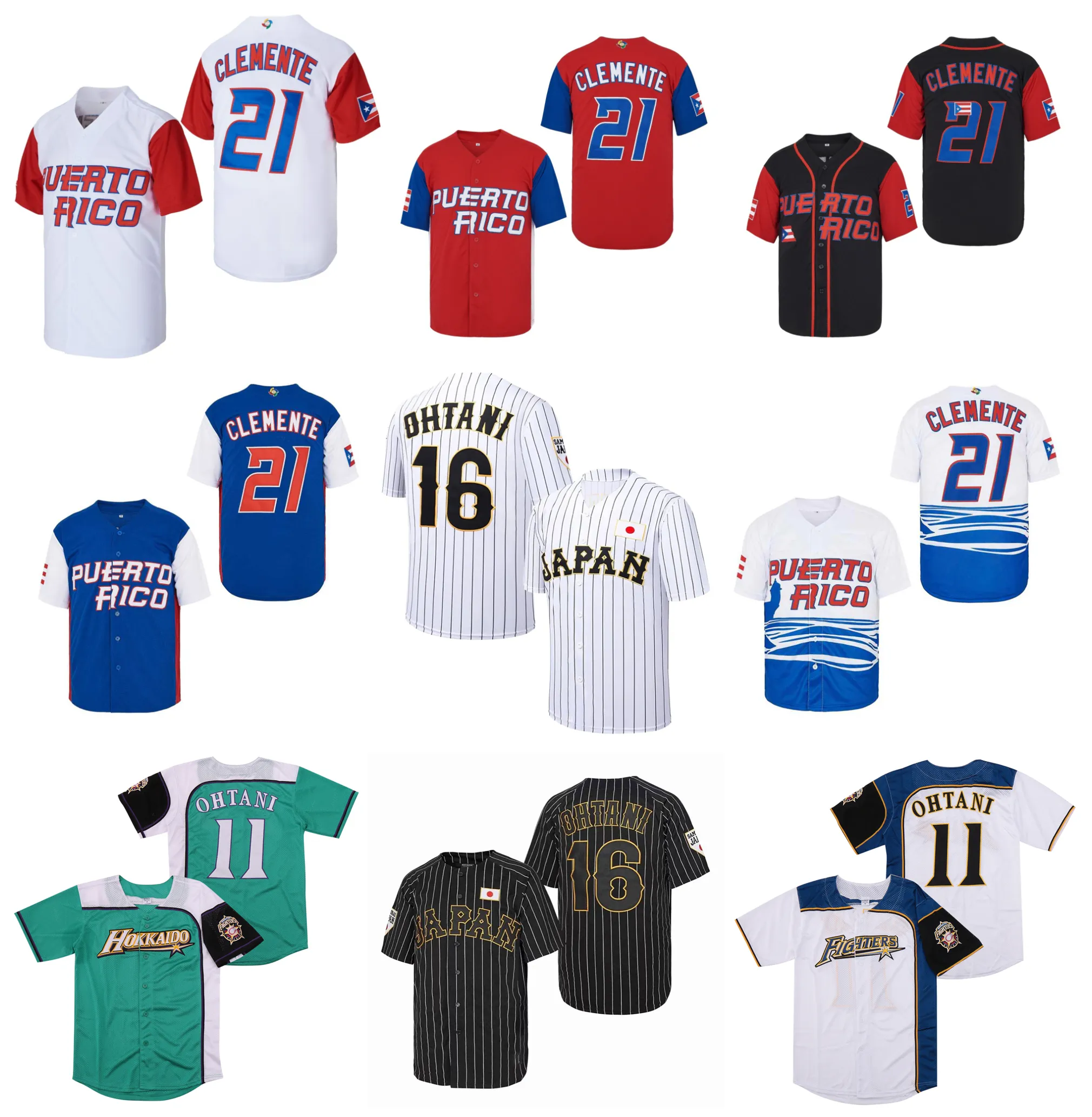 Premium Baseball Jersey: World Game Classic Style Shop Now! Puerto Rico  Baseball Jersey