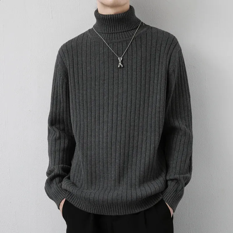 Mens White Turtleneck Sweater: Winter Fashion Cotton Blend Top Mens White Turtleneck Sweater: Winter Fashion Cotton Blend Top