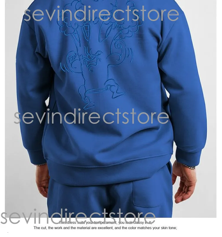 Effen lente- en herfst T-shirt met lange mouwen, ronde hals, trendy koppeloutfit, losse samenstelling, Chinees katoen_voghion.com