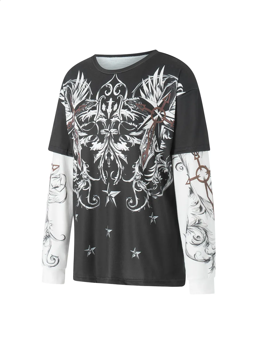 DHgate.com:Gothic Grunge Long Sleeve T-Shirt - E-Girl