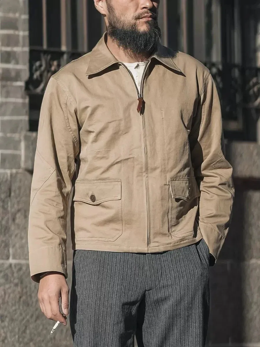 Leather Flight Bomber Jacket Lightweight Summer Outerwear
