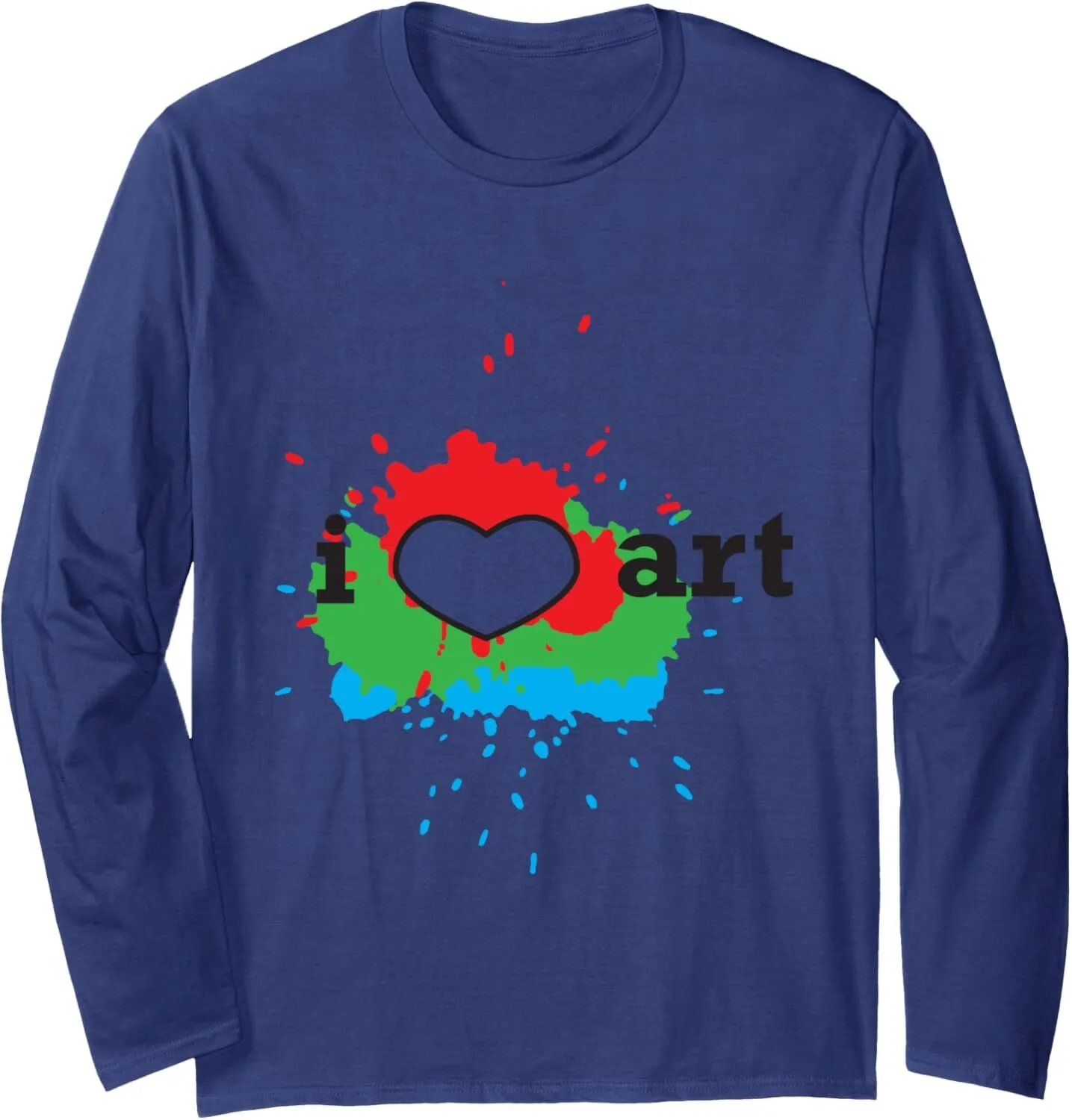 I Love Art T-Shirt Funny Colorful Painter Tee Gift I Love Art T-Shirt Funny Colorful Painter Tee Gift