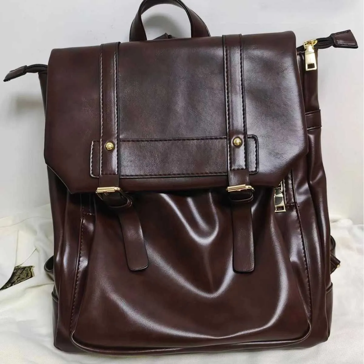 PU Leather Mini Backpack for Women with 20L Capacity and Waterproof Zipper Closure Brown Bag X2409061 from Dhgate Backpack Style - price 23.94 PU Leather Mini Backpack for Women with 20L Capacity and Waterproof Zipper Closure Brown Bag X2409061 from Dhgate Backpack Style - price 23.94