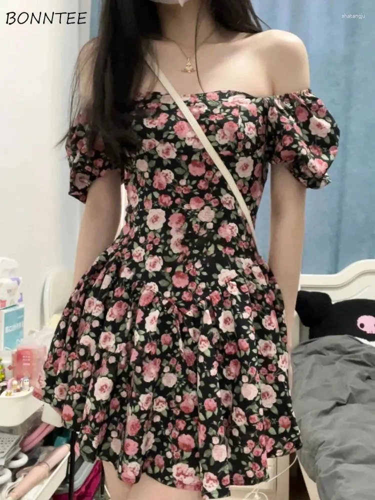Casual Mini Summer Dresses Floral Off Shoulder Pullover Cotton Dress for  Juniors from Dhgate Basic & Casual Dresses - price 22.99