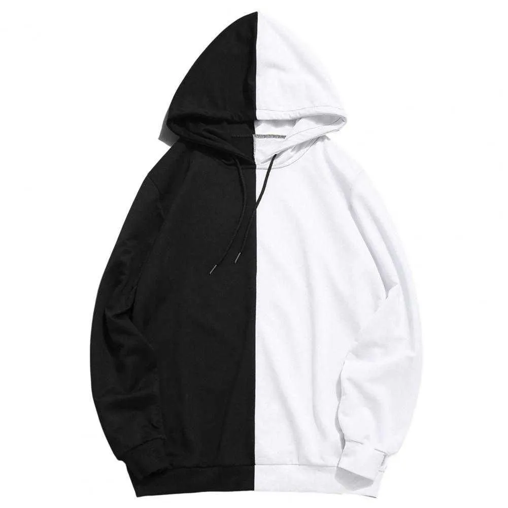 激安アウトレット Hoodie Drawstring Sleeve Long Unisex Color Casual Matching Clothing