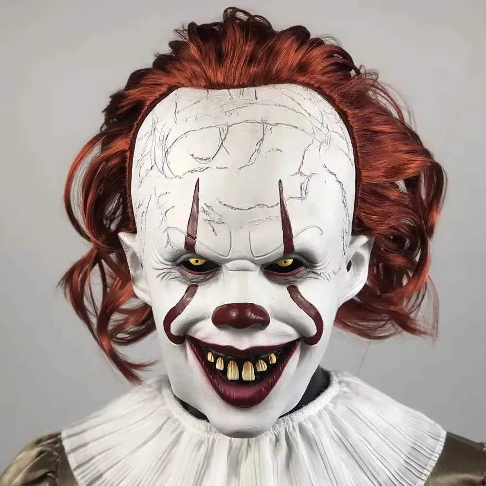 Realistische Clown-Maske Aus Latex – Gruselig Für Halloween, Cosplay & Kostümpartys