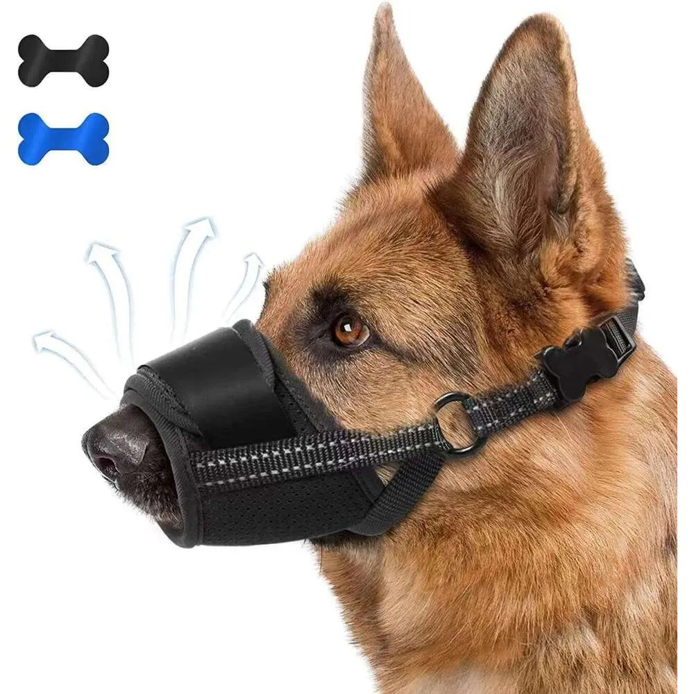 Dog Muzzle Soft Mesh Face Mask For Puppy Small Medium Large Breed Sized And Anti Biting Barking Prevent Chewing, Air Mesh Drinkable