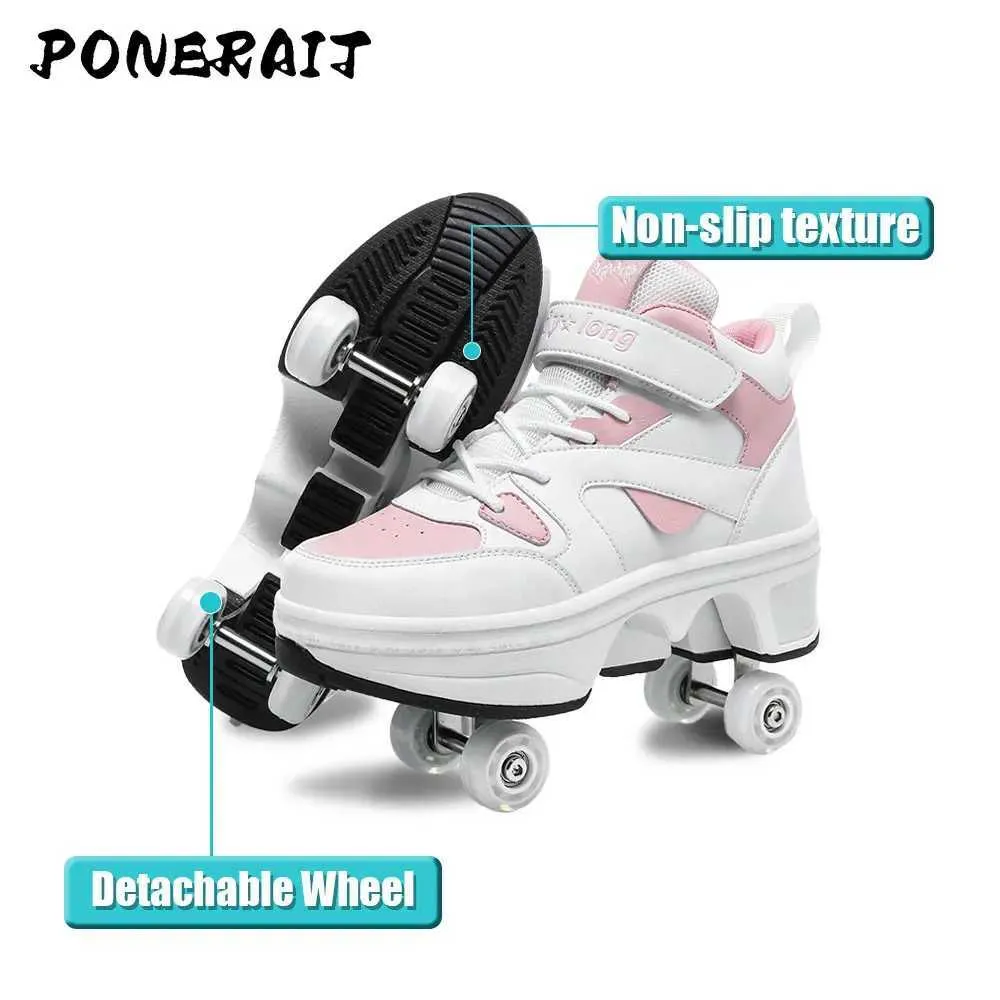 Detachable Wheel Wheel Shoes Walmart CAICJ98 Roller Skate Shoes