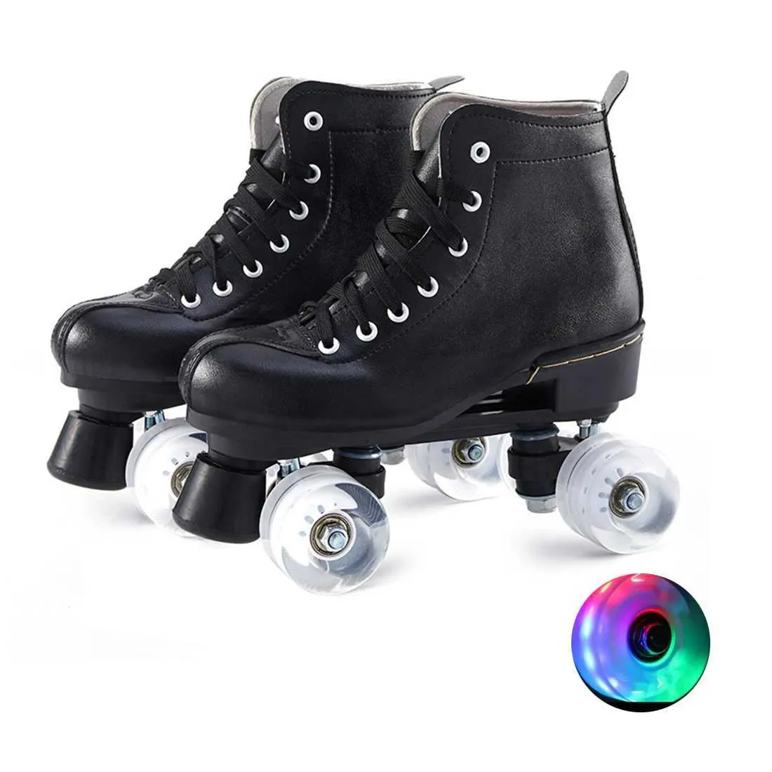 Save Big on Bulk Roller Skate Shoes Wheels Inline Roller Skates Roller  Skates Sliding Quad Roller Sneakers Row Adult Children Shoes Pu Leather 