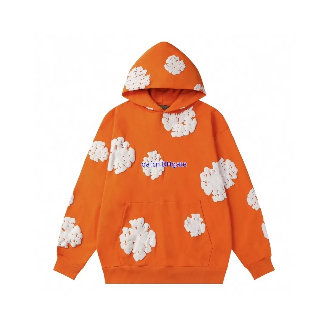 Mens Kapok Flower Print Hoodie & Sweatpants Set - Oversized