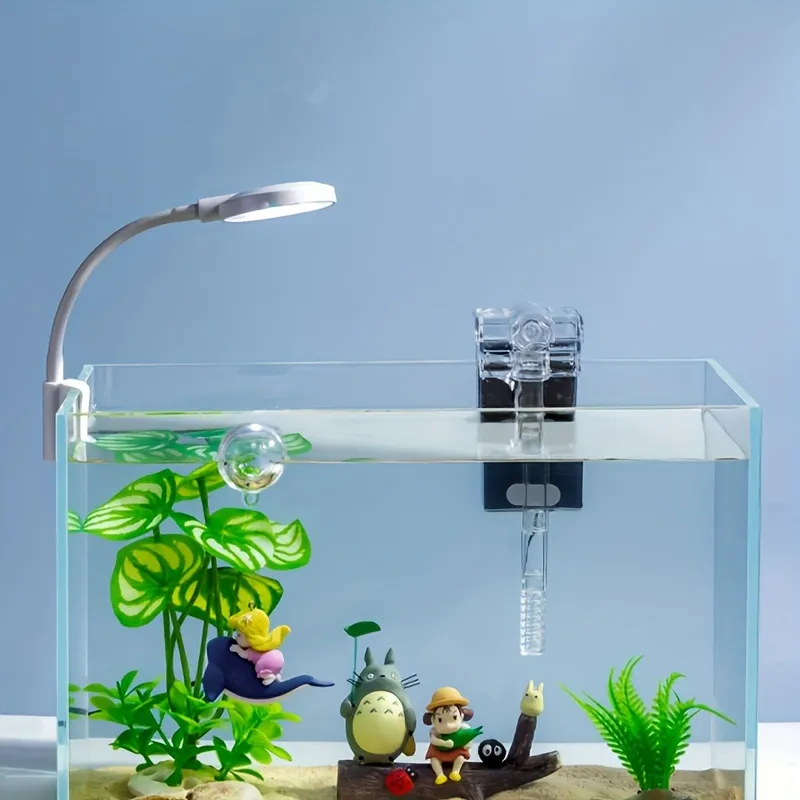 Small fish tank with filter and light sale